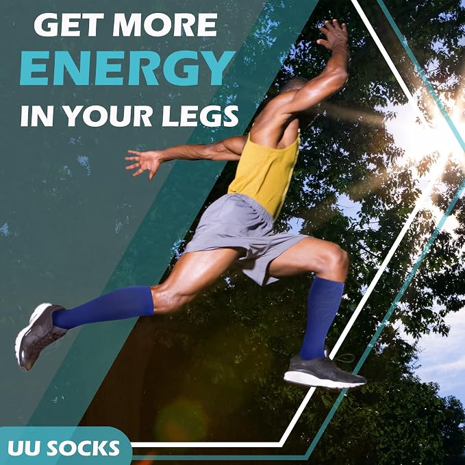 Medical Compression Socks for Women and Men 3 Pairs 20-30 mmHg Knee High - Image 3