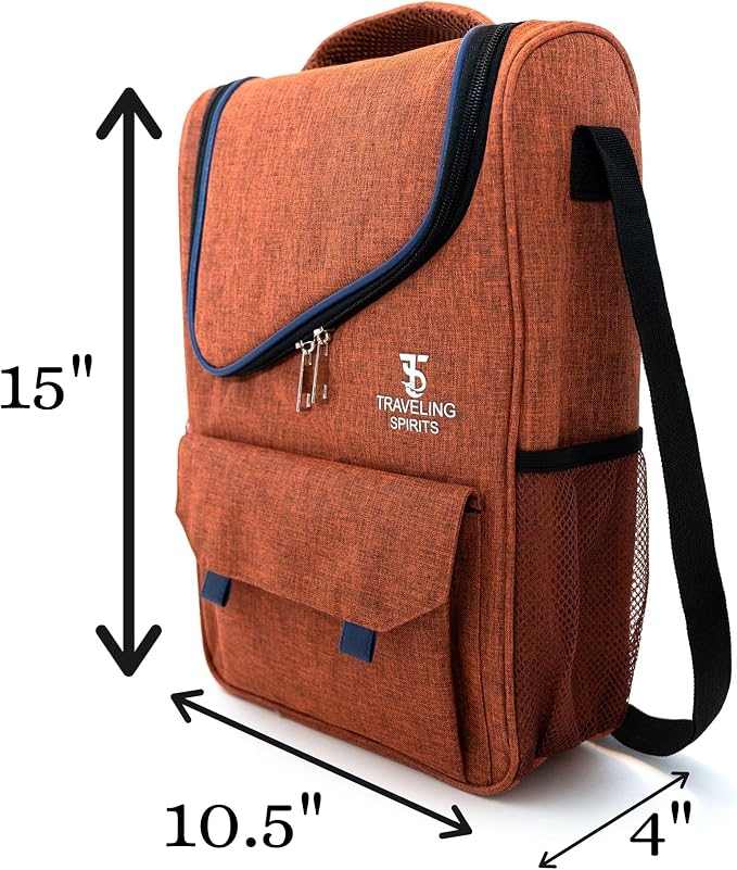 Insulated Wine Carrier | 2-3 Bottle Travel Bag - Image 7