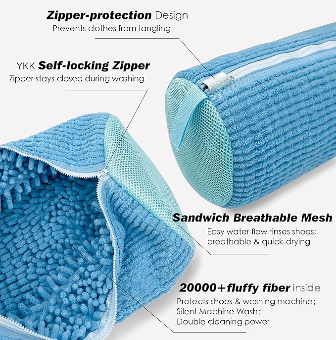Shoe Washing Machine Bag, Laundry Shoe Bag - Image 4