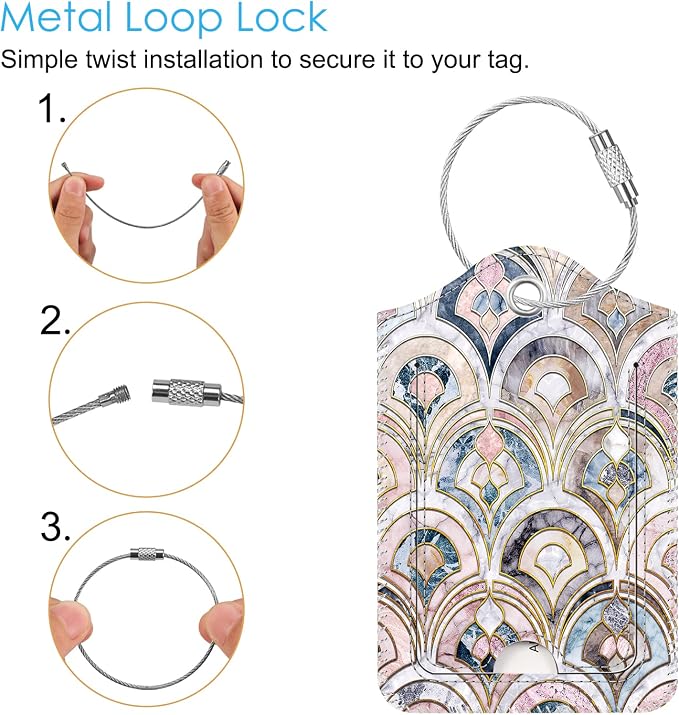 Fintie Luggage Tags, Privacy Cover ID Label - Image 2