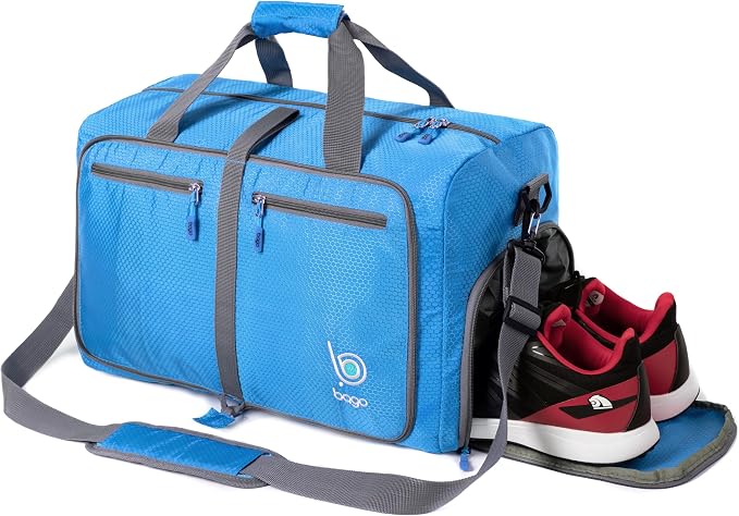 Bago Foldable Duffel Bags for Traveling Women & Men - 40L Sports Packable - Image 8