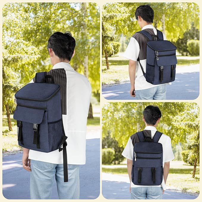 Cooler Backpack Soft Insulated Leak Proof 30 Cans Insulated Backpack Cooler - Image 7