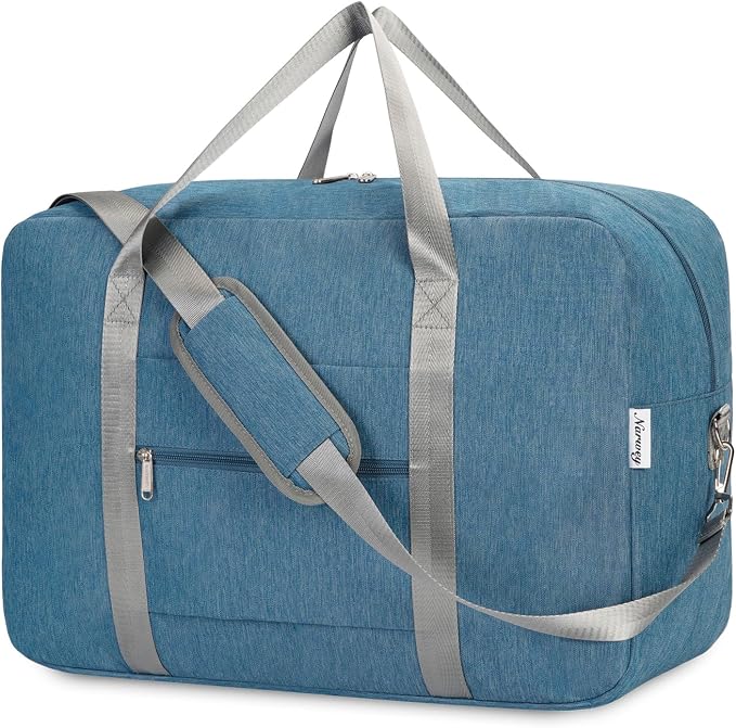 Carry on luaggage 22x14x9 Airlines Approved Foldable Carry on Bag Travel Duffel by Narwey