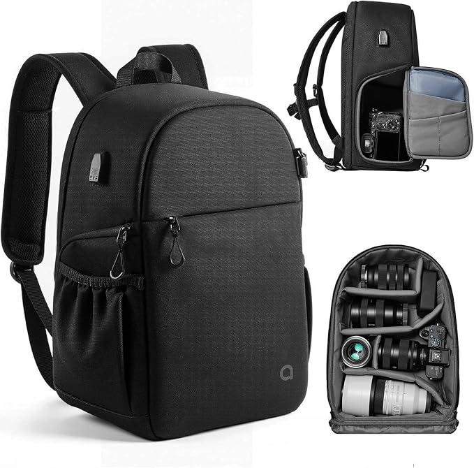 llano Camera Backpack for DSLR/SLR/Mirrorless – Water-Resistant Photography Bag by llanoforabetterlife