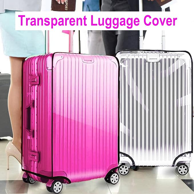 20 Inch Full Clear PVC Suitcase Cover Protectors - Image 6