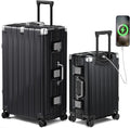 Krute Luggage Sets 2 Pieces Aluminum Frame Suitcase by Krute
