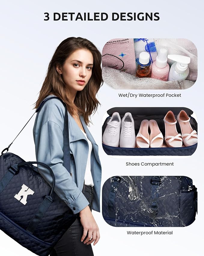 Gifts for Mom-Initial Duffle Bag - Image 6
