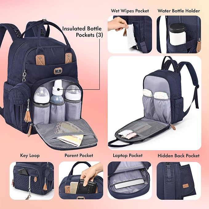 Dikaslon Diaper Bag Backpack - Image 4