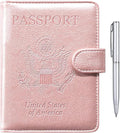 TIGARI Passport Holder for Travel Women Men, PU Leather Waterproof RFID by TIGARI