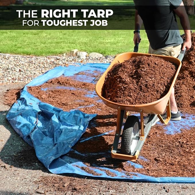 Tarps Heavy Duty Waterproof 20x20-12 mil Thick Camping Tent - Image 7