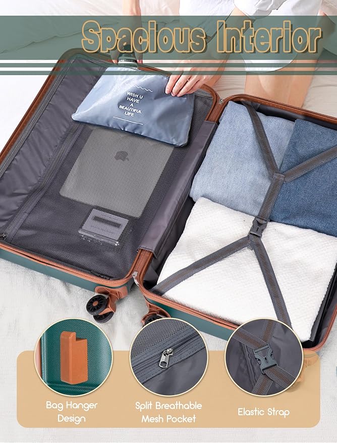 Luggage Sets 5 Piece, Suitcases - Image 5