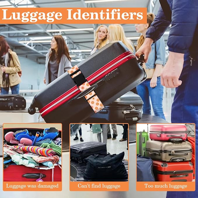 Luggage Straps for Suitcases TSA Approved, Luggage Identifiers for Suitcase - Image 6