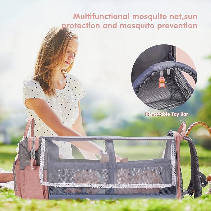 DERJUNSTAR Baby Diaper Bag Backpack - Image 4