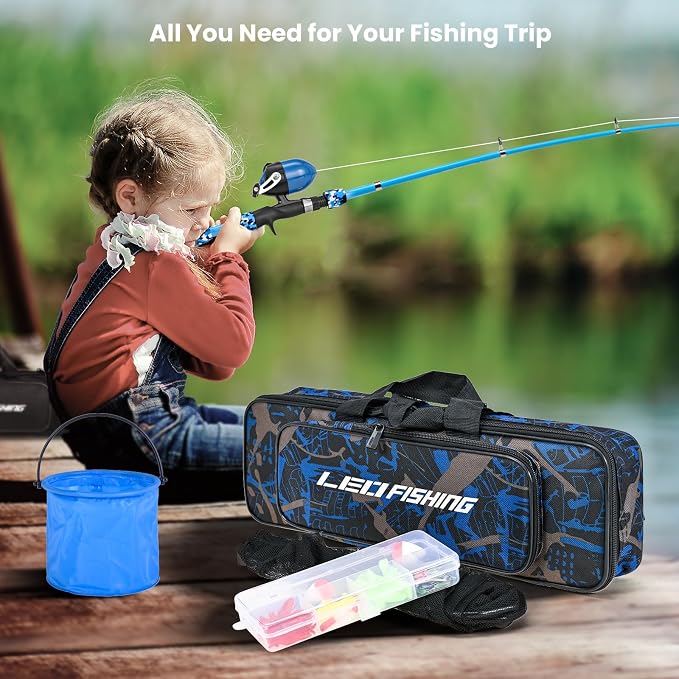 LEOFISHING 2 Set Kids Fishing Pole Set - Image 6