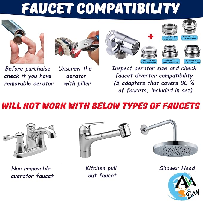 AVAbay® Sink Faucet Handheld Bidet Sprayer - Image 4