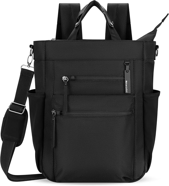 Sherpani Soleil, Anti Theft Convertible Backpack, 3 in 1 Tote Bag, Cross Body by SHERPANI