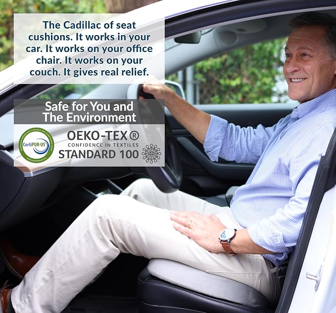 ComfiLife Gel Enhanced Seat Cushion – Office Chair Cushion – Non-Slip Gel & - Image 8