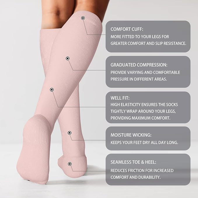 LEVSOX Thick Cotton Compression Socks - Image 2
