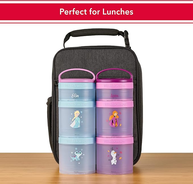 Whiskware Disney Princess Frozen, Stackable Snack Containers - Image 6