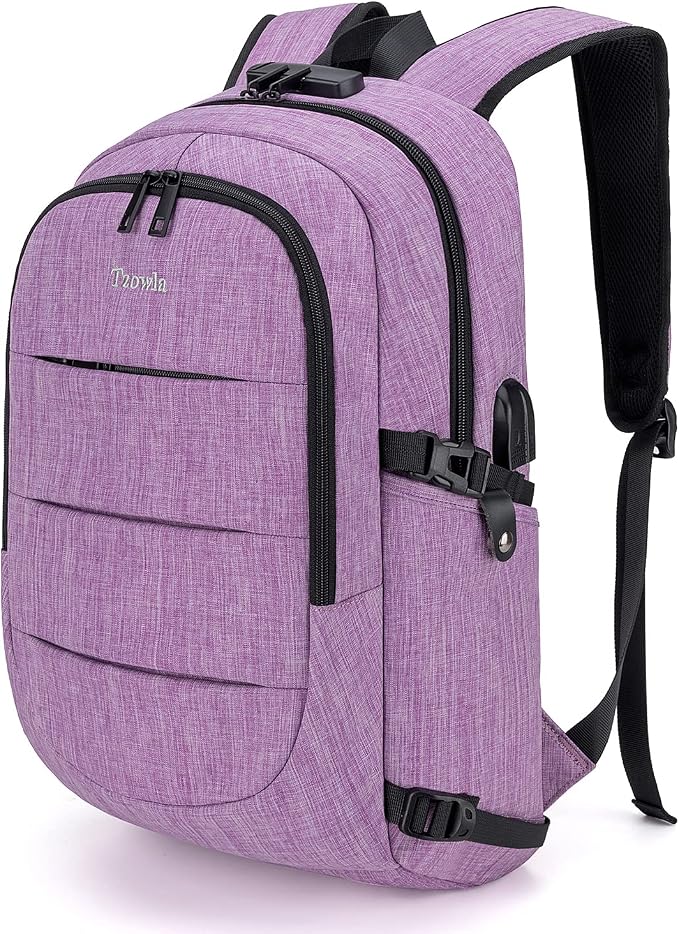 Tzowla Business Laptop Backpack Water Resistant Anti-Theft Backpack by Tzowla