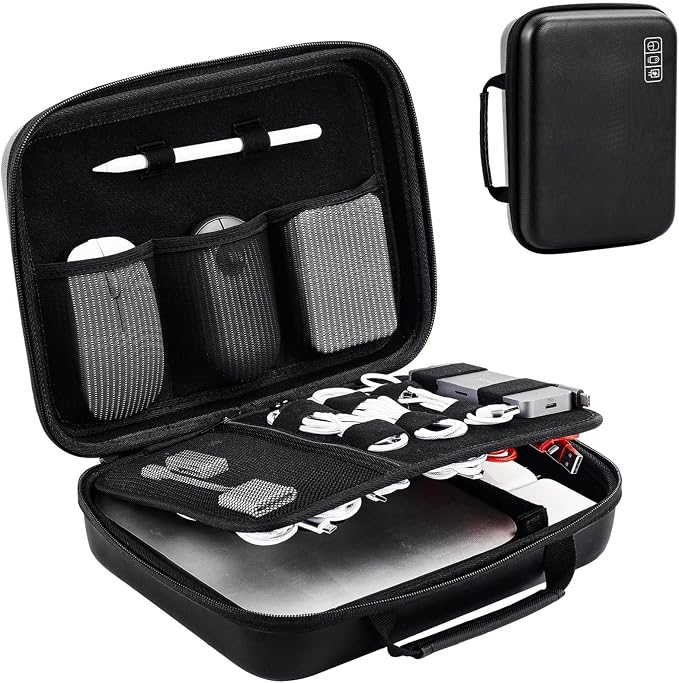 ProCase Hard Travel Electronic Organizer Case by ProCase
