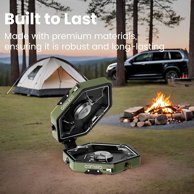 Propane 2-Burner Camping Stove - Image 7