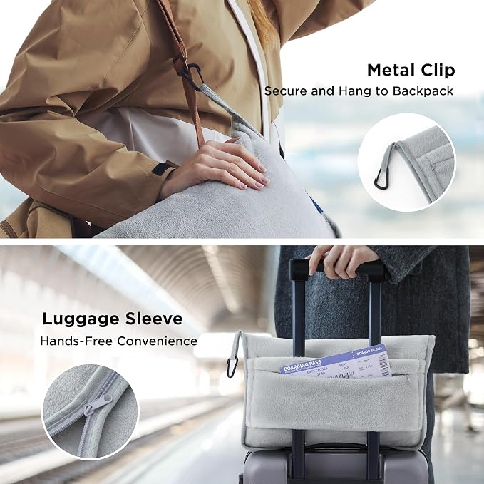 Bedsure Travel Blanket Airplane Compact - Image 3