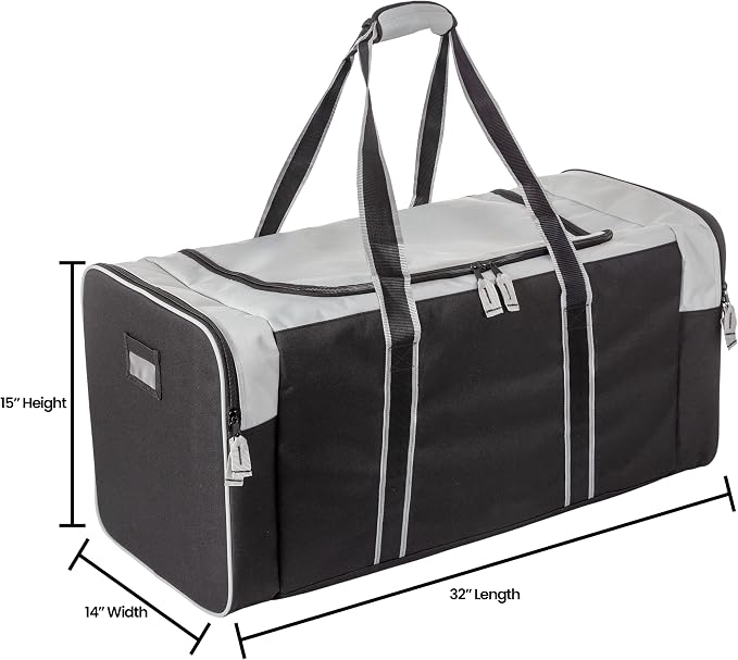 Jetstream Heavy Duty Multi Pocket Durable Sports Gym Equipment Travel Duffel Bag - Image 2