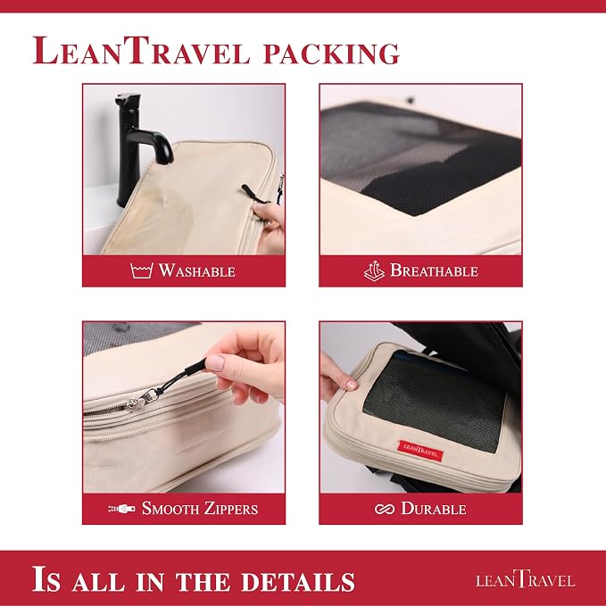 Compression Packing Cubes for Travel Organizers - Image 2