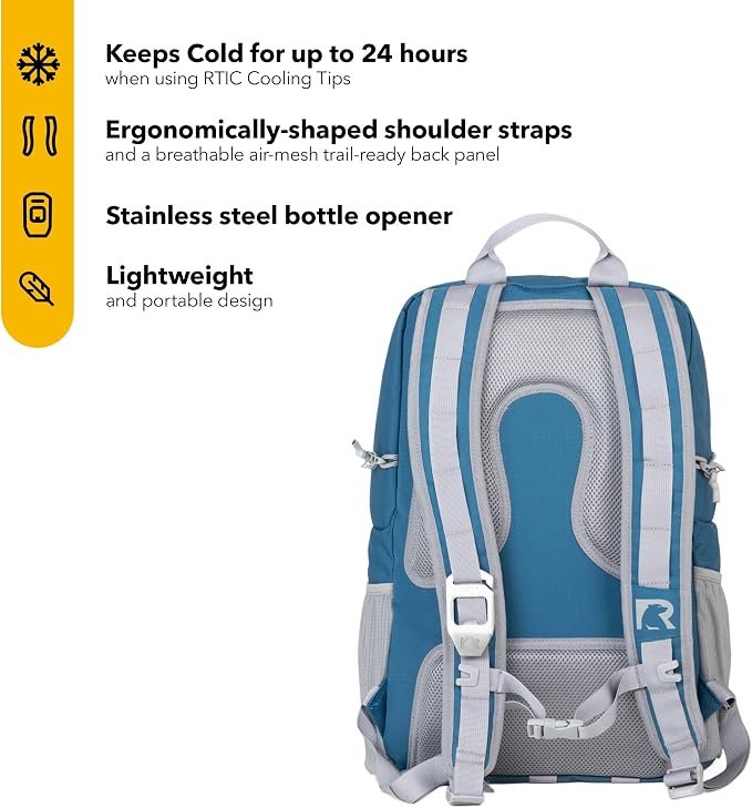 RTIC Chillout 24 Can Backpack Cooler Insulated Portable Soft Cooler Bag - Image 3