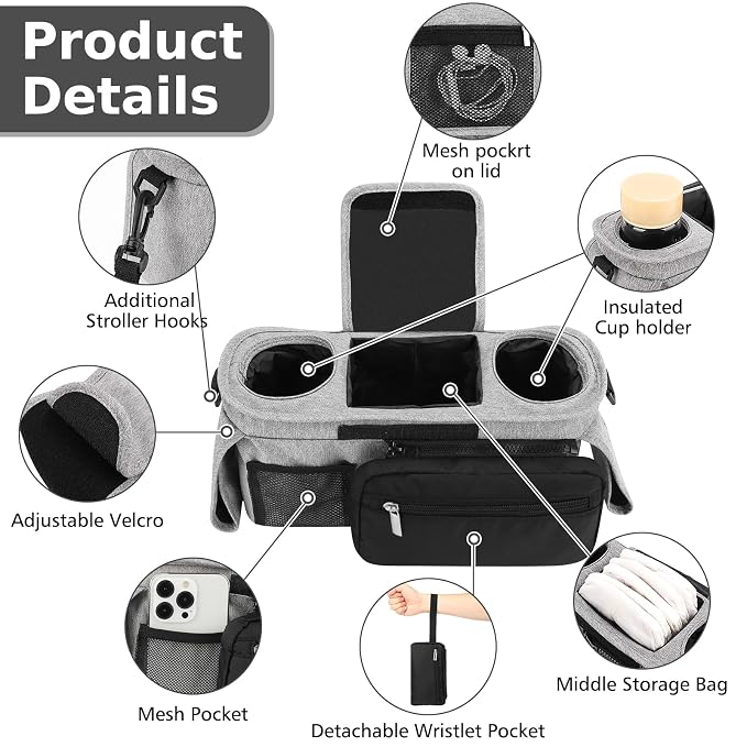 Accmor Universal Stroller Organizer - Image 4