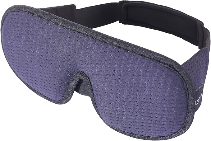 Sleep Mask for Men and Women 3D Contoured Eye Mask Patented Adjustable Light by YLGTY