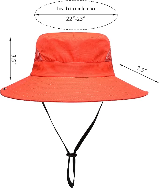 Womens Summer Sun Hat Beach Hat Wide Brim Outdoor UV Protection Hat Foldable - Image 2