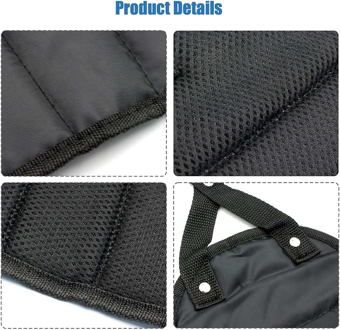 2 Pack Foot Hammock for Plane Travel, Portable Airplane Foot Rest Leg Hammock - Image 4