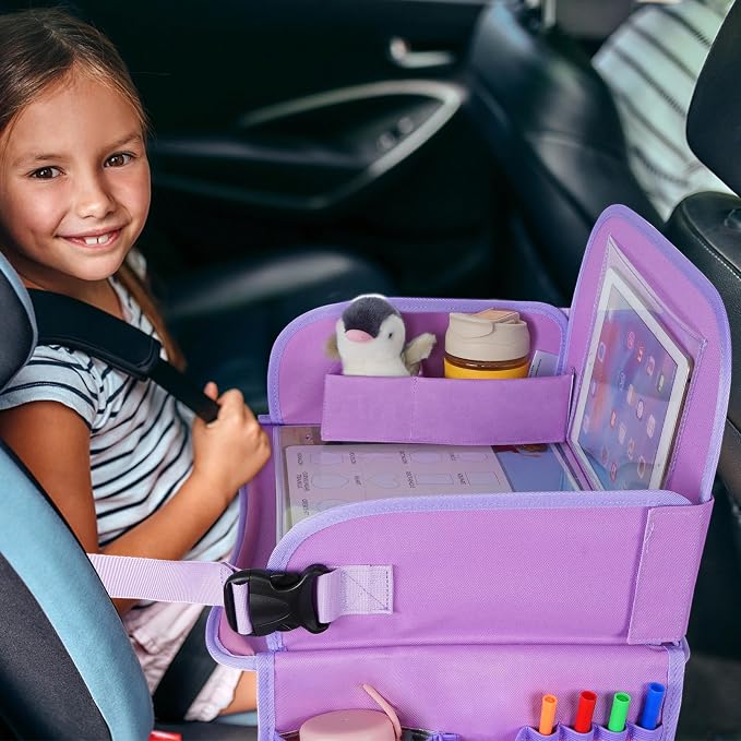 MENZOKE Car Seat Tray for Kids Travel, Kids Travel Tray - Image 8