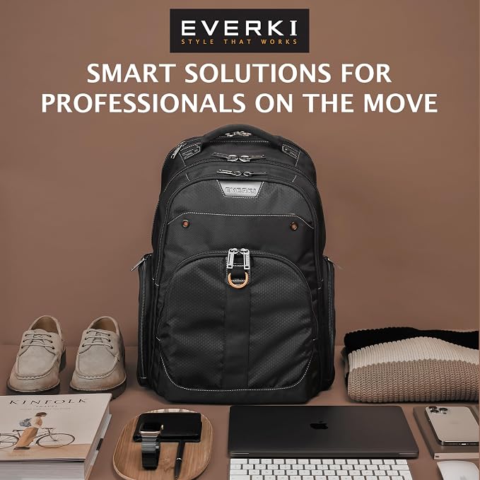 EVERKI Atlas 29.5L Business Laptop Backpack – Travel Backpack - Image 6