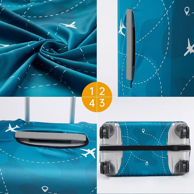 Travelkin Luggage Cover Washable Suitcase Cover Suitcase Protector Anti-scratch - Image 9