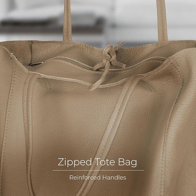 Italian Calf Leather Tote for Women - Image 3