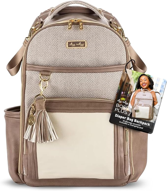 Itzy Ritzy Diaper Bag Backpack – Large Capacity Boss Plus Baby Backpack Diaper by ItzyRitzy