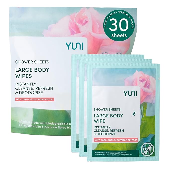 YUNI Beauty Large Body Wipes by YUNIBeauty
