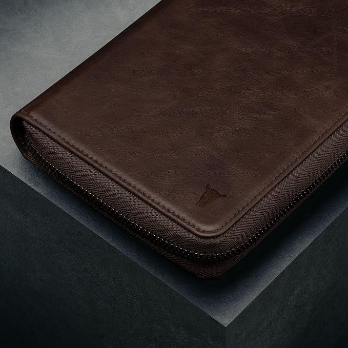 TORRO Premium Leather Family Travel Wallet, RFID Blocking Travel Organizer - Image 6
