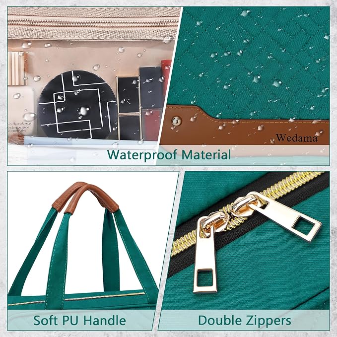 Wedama Toiletry Bag for Women, Hanging Travel Toiletry Bag - Image 6