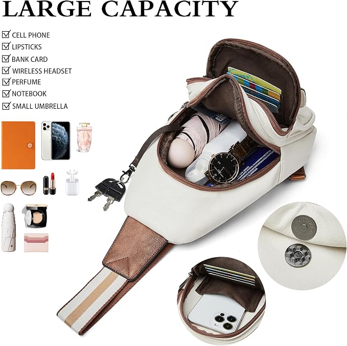 Sling Bag Crossbody Bags for Women Small Cross Body Bag Fanny Packs Chest Sling - Image 5
