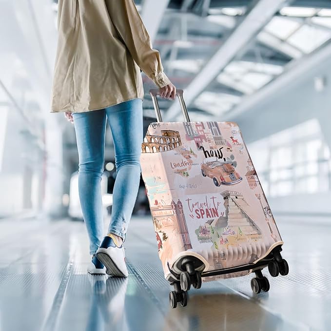 Travel Luggage Cover Suitcase Protector Fits 18-32 Inch Wheel Covers - Image 7