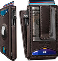 Airtag Wallet for Men, with Money Clip Gift Boxed, Slim Front Pocket Wallet by Miyozi