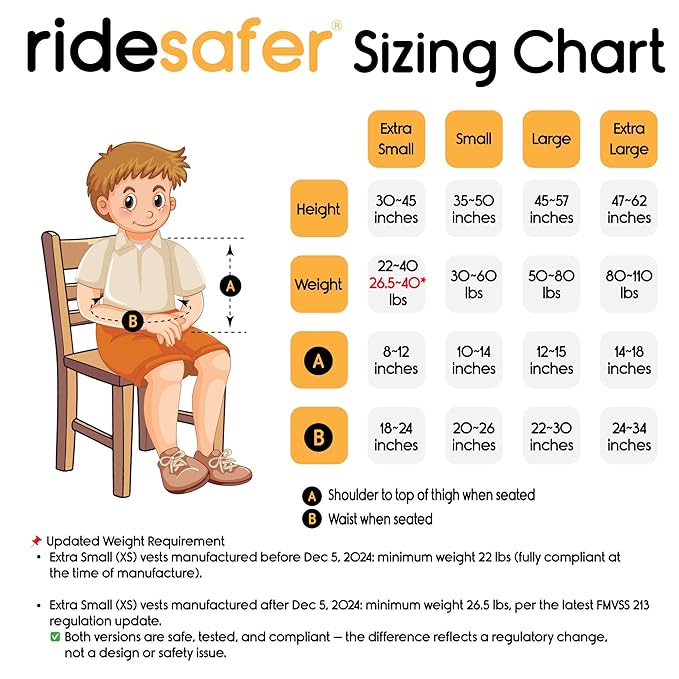 Extra Large Black, Lightweight, Portable Car Seat - Image 4