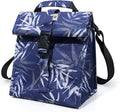 SUNNY BIRD Insulated Lunch Bag Rolltop Lunch Box Tote Bag by SUNNYBIRD