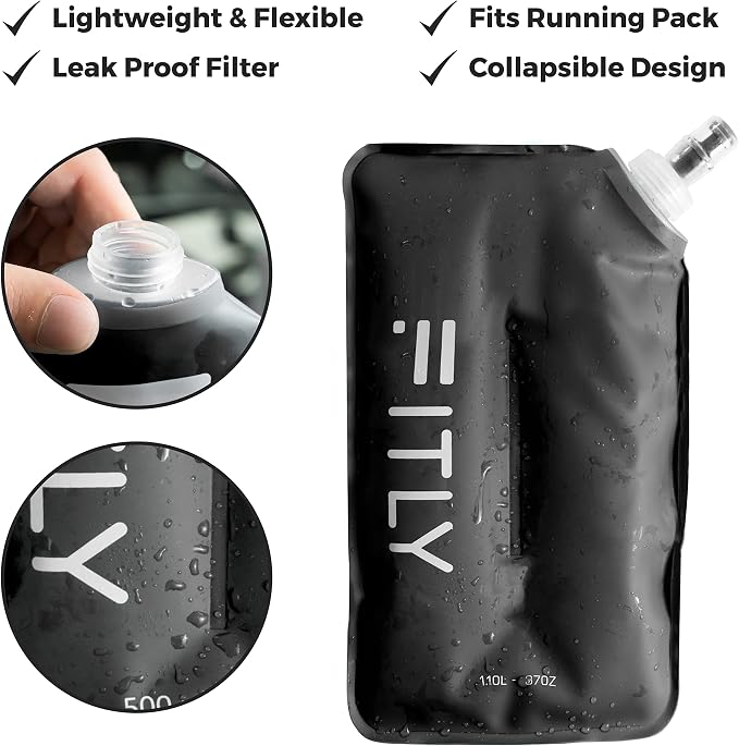 Soft Flask - Shrink As You Drink Soft Water Bottle - Image 2