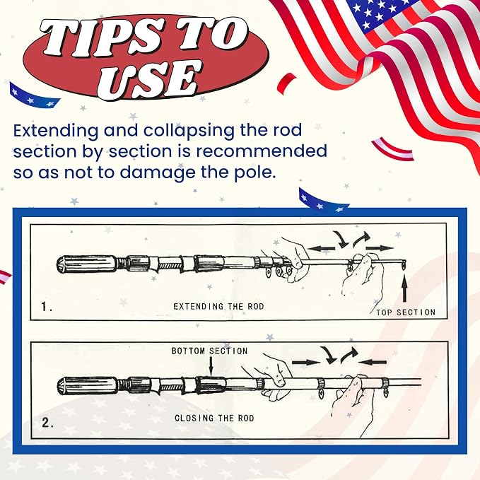 Kids Fishing Pole, Portable Telescopic Kids Fishing Poles - Image 8