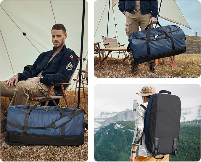 CONTAIL 32" Soft-Sided Rolling Duffle Bag - Image 6